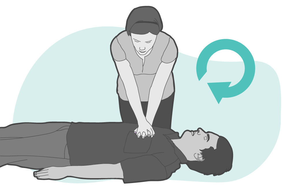 Continue and wait for help.